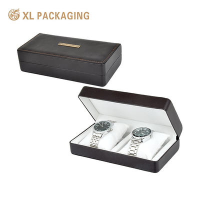 Logo personalizzato Uomini Donna Orologio Set Scatola di imballaggio con cuscino Orologio di lusso Scatola di imballaggio regalo in carta