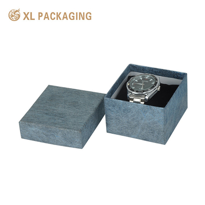 Moderno piccolo logo Custom Box orologio con Eco Friendly carta d'arte e laminazione lucida