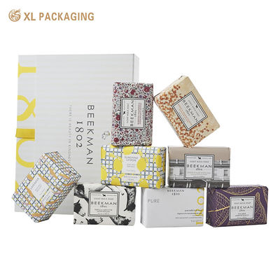 Box regalo stampato con logo di moda personalizzato con confezione cosmetica personalizzata per compleanno per la cura del bagno spa