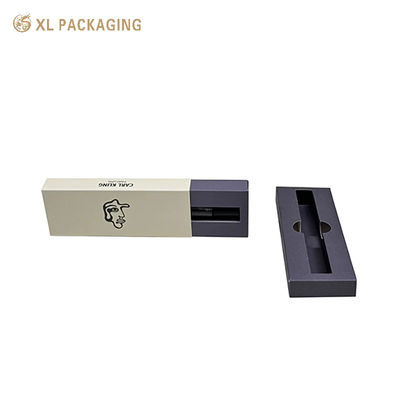 Scatola Profumo con Cassetto Personalizzata in Carta Kraft Bianca da 350 g/m² con Inserto in Carta Tagliato su Misura con Laminazione Opaca