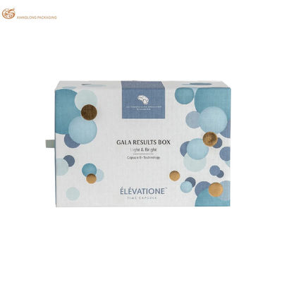 Confezione regalo personalizzata per la cura della pelle con cassetto con estrattore per nastro, inserto in velluto EVA