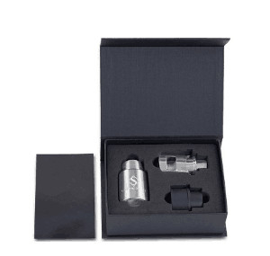 Stampa su misura Scatole di imballaggio di carta magnetica vuota a nastro con coperchio collegato Scatola di carta a candela per la scatola alimentare