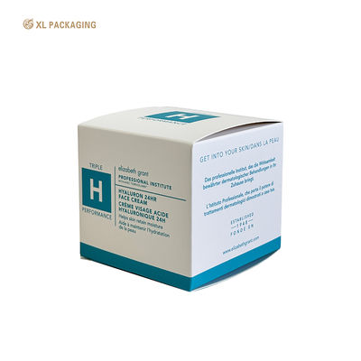 XL Packaging - Produzione di scatole pieghevoli stampate per cosmetici, scatole di lusso in carta bianca, imballaggio per la cura della pelle, logo personalizzato, ecologico per l'imballaggio di cosmetici per la cura della pelle