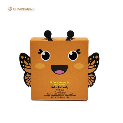 Confezione regalo economica pieghevole a forma di animale con materiale adatto agli alimenti e facile montaggio per biscotti, caramelle, cioccolato