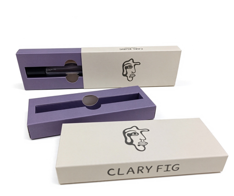 Scatola di carta profumata a cassetto, scatola regalo personalizzata non patinata per imballaggi per la cura della pelle