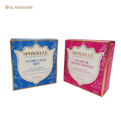 Custom Printed Candy Gift Box with Multi Cavity Divider Tray and Ribbon Bow Rigid Sweet Packaging Box