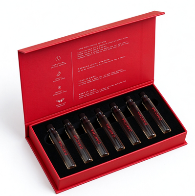 Custom Magnetic Closure Perfume Box Foam Tray 10ml Set Printing With Soft Touch Lamination